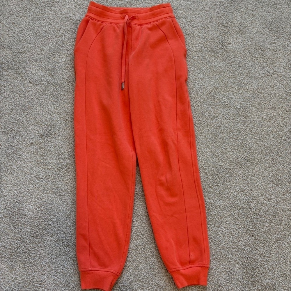 Women's Red Jogger Sweatpants
